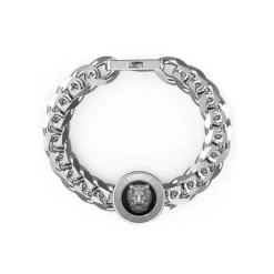 Guess Bijoux Bracelet<Bracelet JUMB01314JWSTBK LION KING Argent