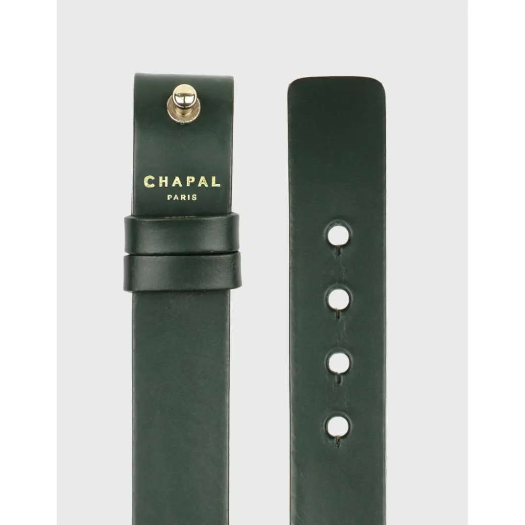 Kelton Montre Cuir<Bracelet x Maison Chapal Vert anglais