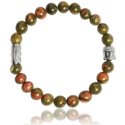 Lauren Steven Bracelet<Bracelet Design ML058 - Bracelet En Pierre Naturelle Unakite