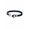 Lotus Style Bijoux Bracelet<Bracelet Lotus Style LS1832-2-4 - Bracelet Urban Man Double Tressés Bleu Ancre Acier Homme