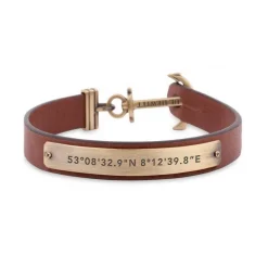 Paul Hewitt Bijoux Bracelet<Bracelet PH-MSC-M-BR - Bracelet Cuir Marron