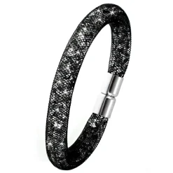 So Charm Bijoux Bracelets<Bracelet strass tube - SoCharm Noir