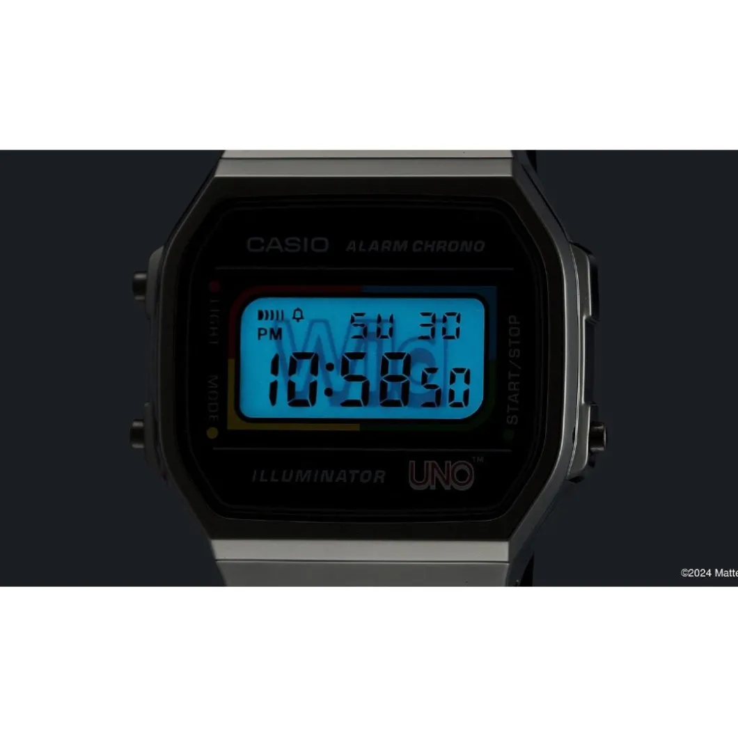 Casio Montre Acier|Montre Acier<Vintage x collab UNO A168WEUC-1AER Edition Limitée