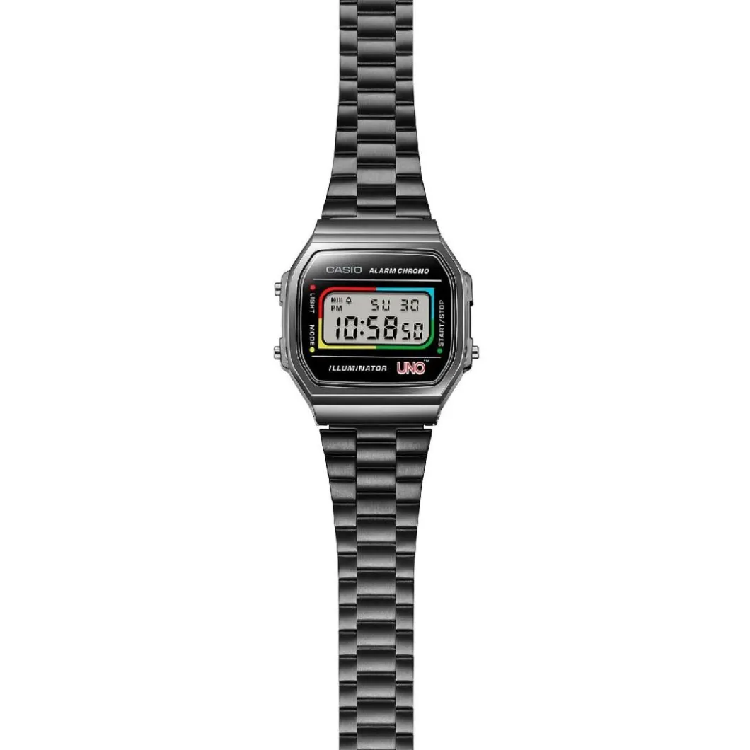 Casio Montre Acier|Montre Acier<Vintage x collab UNO A168WEUC-1AER Edition Limitée