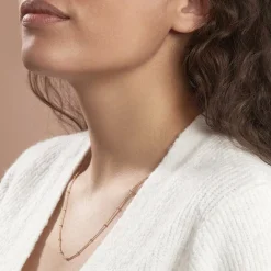 Maison de la Bijouterie Collier Et Pendentif<Chaine Sensimio YU0UW345 Plaqué or