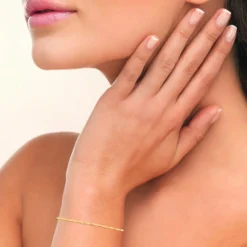 Maison de la Bijouterie Bracelets<Chaine Sensimio YV6006ZV Plaqué or