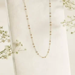 Maison de la Bijouterie Collier Et Pendentif<Chaine Sensimio YU0UZ045 Plaqué or