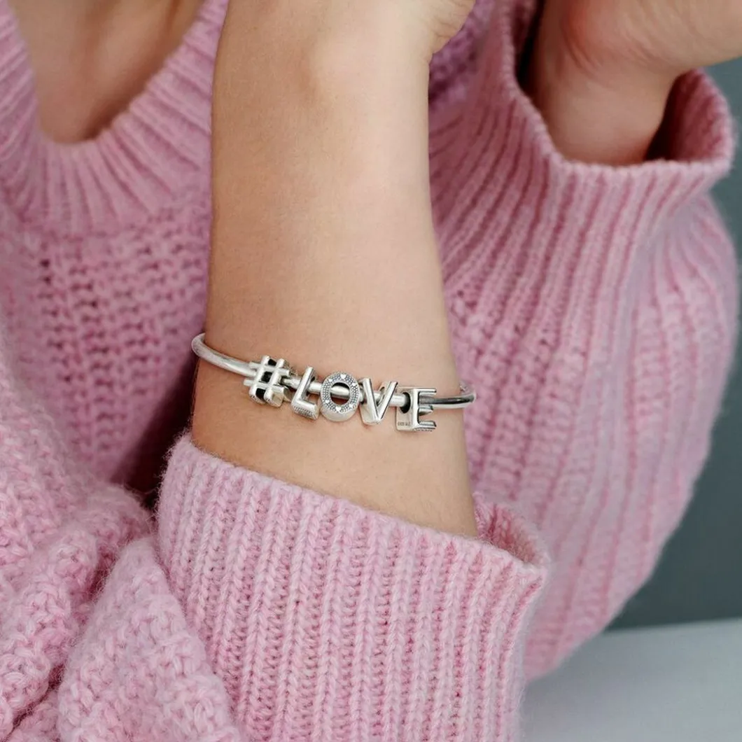 Pandora Charms<Charm Alphabet Lettre E Moments