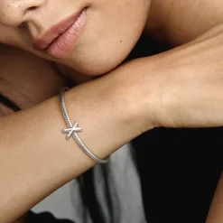 Pandora Charms<Charm Alphabet Lettre X Moments