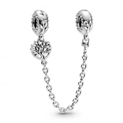 Pandora Charms<Charm Chaîne de Confort Arbre de vie Cœur Bijoux - Argent