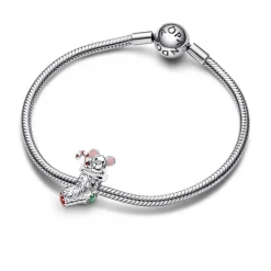 Pandora Charms<Charm Chaussette de Noël et Souris Moments