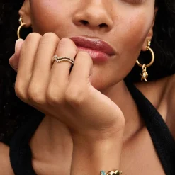 Pandora Charms<Charm Clip Bleu Azur