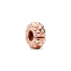 Pandora Charms<Charm Clip Clouté Fin 782716C00 Doré Rose
