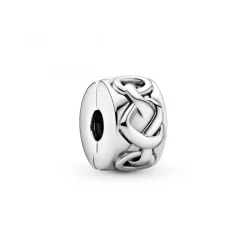 Pandora Charms<Charm Clip Cœurs Noués Moments