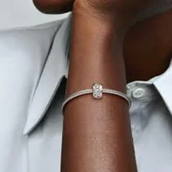 Pandora Charms<Charm Clip Cœurs Noués Moments