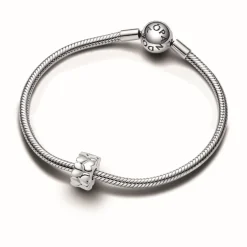 Pandora Charms<Charm Clip Motif Cœur - Moments