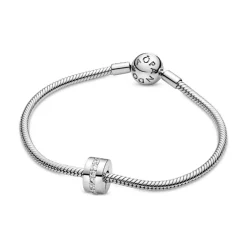 Pandora Charms<Charm Clip Rangée Scintillante Incolore Moments