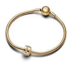 Pandora Charms<Charm Clip Rangée Scintillante Incolore
