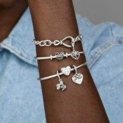 Pandora Charms<Charm Cœur de Famille Moments