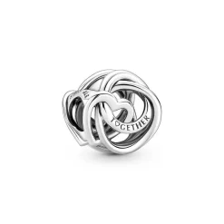 Pandora Charms<Charm Cœur et Cercles Ma Famille pour Toujours - Moments
