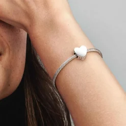 Pandora Charms<Charm Cœur Gravable