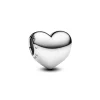 Pandora Charms<Charm Cœur Gravable Be Love Argent