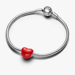 Pandora Charms<Charm Cœur Message Caché Versicolore