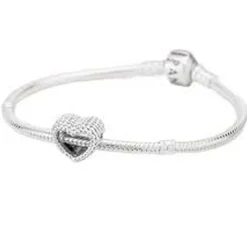 Pandora Charms<Charm Cœur Ouvert Perlé Moments