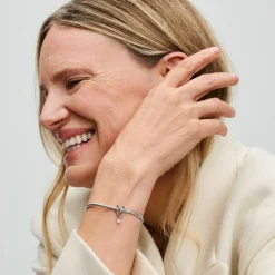 Pandora Charms<Charm Cœur Ruban Bimatière