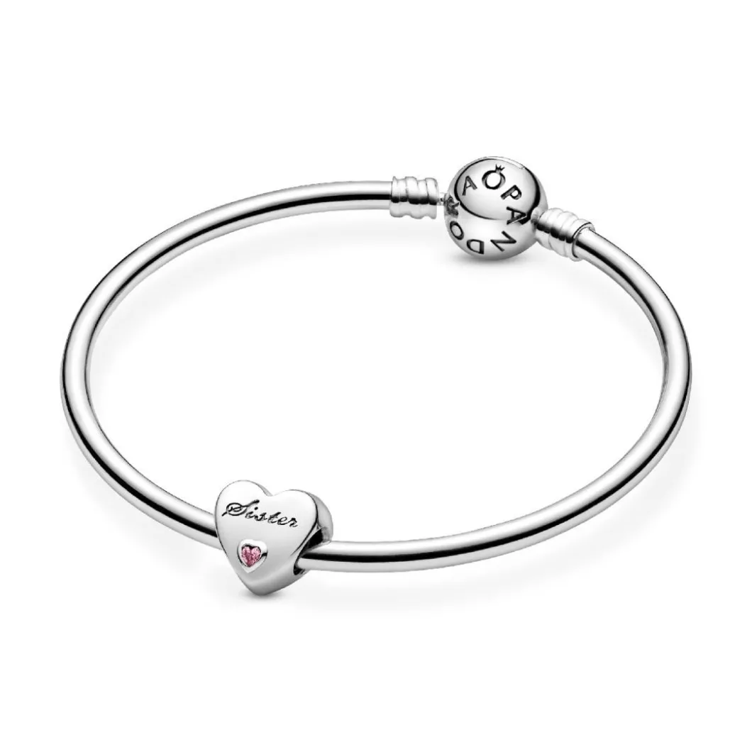Pandora Charms<Charm Cœur Sœur Moments