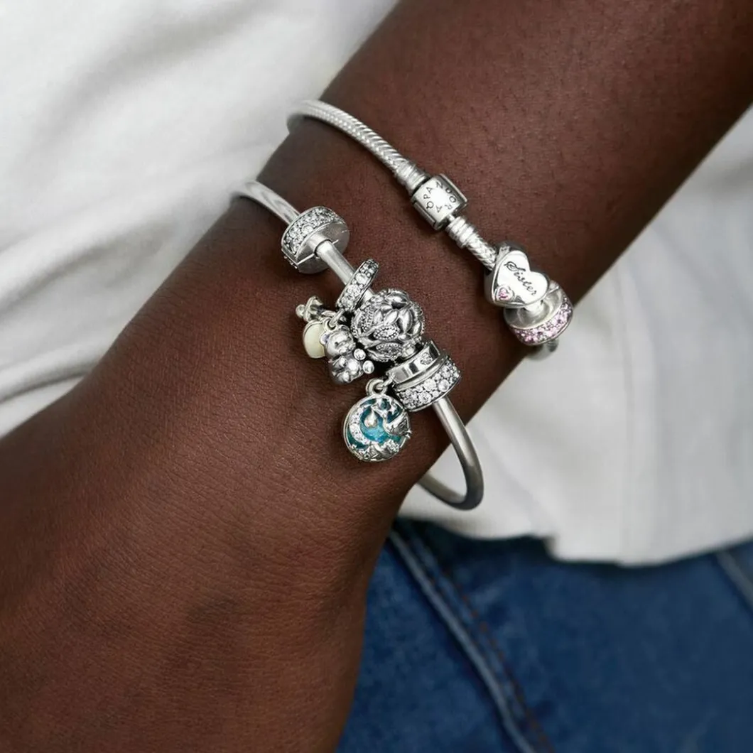 Pandora Charms<Charm Cœur Sœur Moments