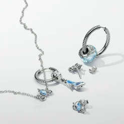 Pandora Charms<Charm Disney Cendrillon en Verre de Murano