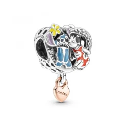 Pandora Charms<Charm Disney Ohana inspiré de Lilo & Stitch -