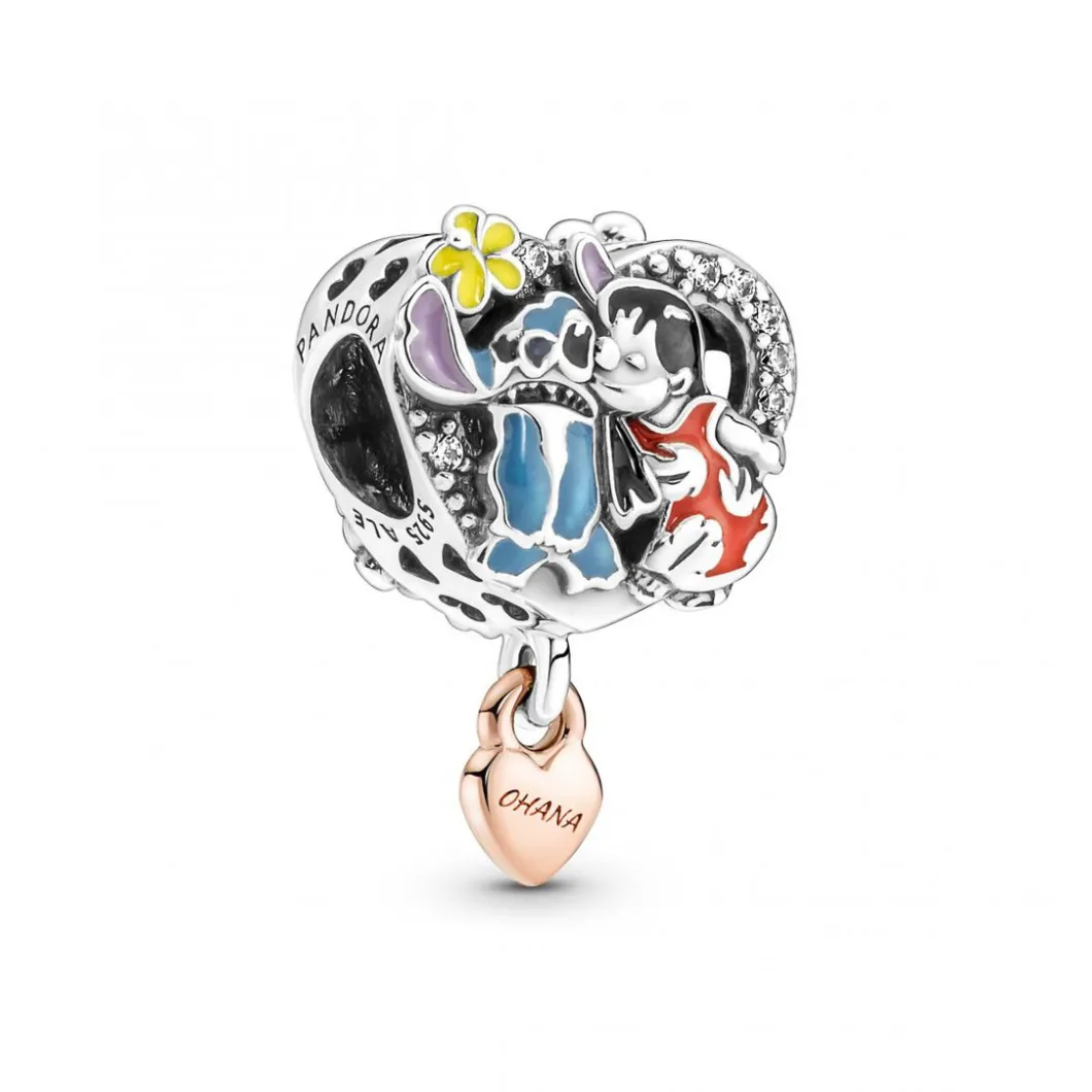 Pandora Charms<Charm Disney Ohana inspiré de Lilo & Stitch -