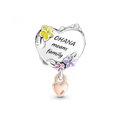 Pandora Charms<Charm Disney Ohana inspiré de Lilo & Stitch -