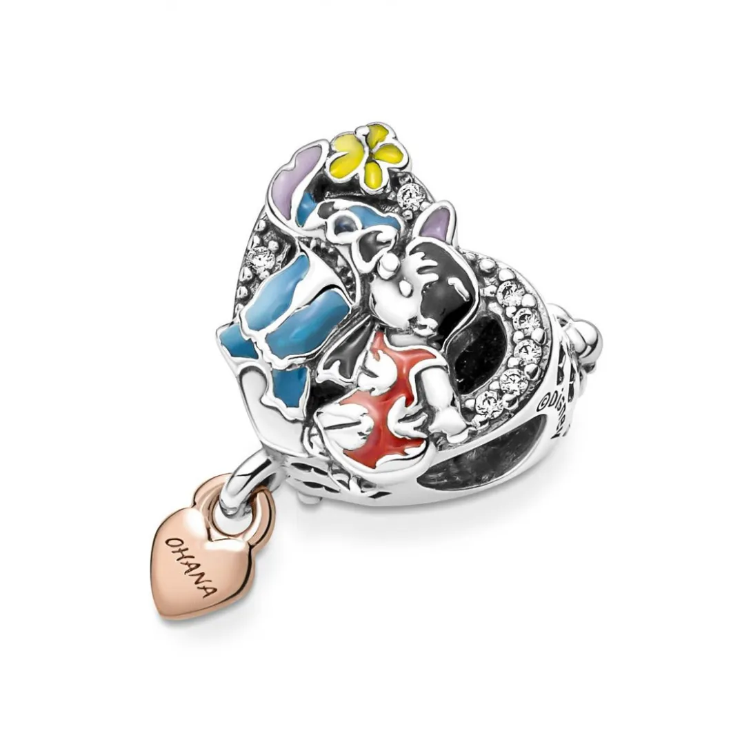 Pandora Charms<Charm Disney Ohana inspiré de Lilo & Stitch -