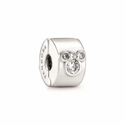 Pandora Charms<Charm Disney x Mickey et Minnie - Argent