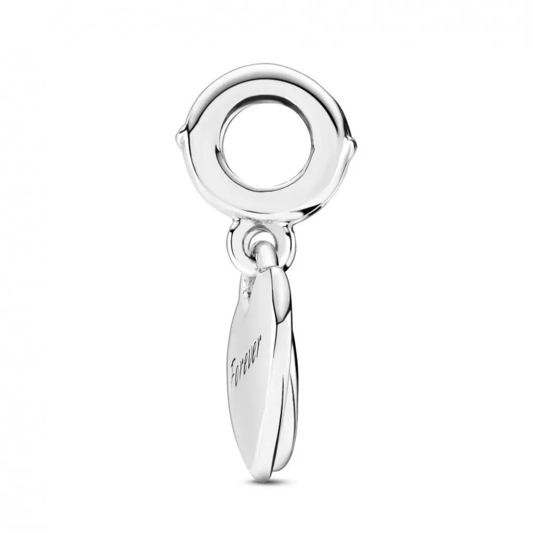 Pandora Charms<Charm Double Pendant Cœur Séparable Mère & Fille - Argent