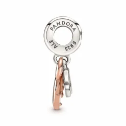 Pandora Charms<Charm double pendant Disney x Mickey - bicolore