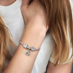 Pandora Charms<Charm empreinte de patte scintillante Moments