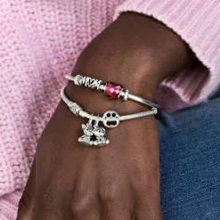 Pandora Charms<Charm Empreinte de Patte Ajouré Moments
