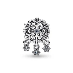 Pandora Charms<Charm Flocon de Neige Ruisselant Moments