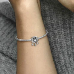 Pandora Charms<Charm Flocon de Neige Ruisselant Moments