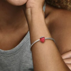 Pandora Charms<Charm Fraise -