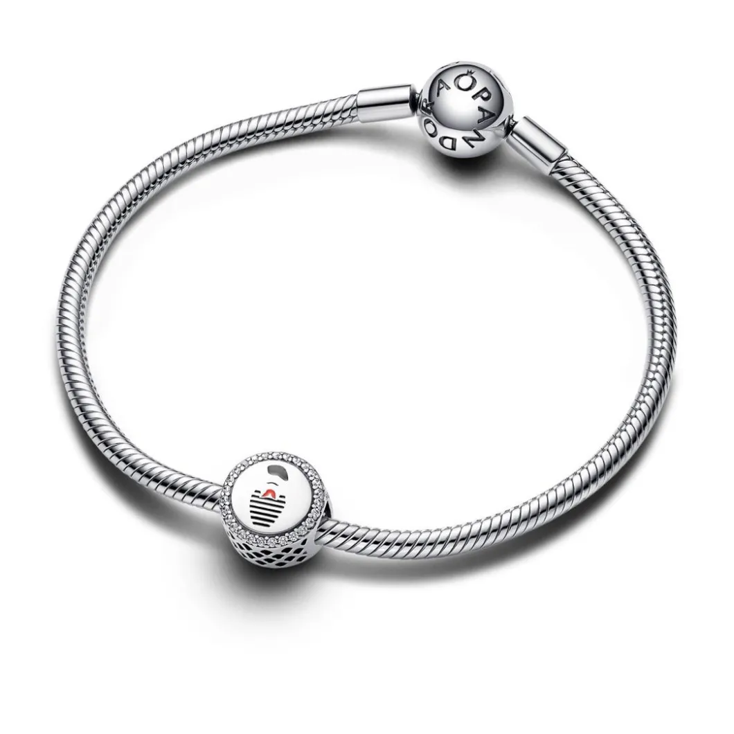 Pandora Charms<Charm Gravable Mime Français