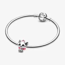 Pandora Charms<Charm Les Aristochats Marie Disney x - Argent