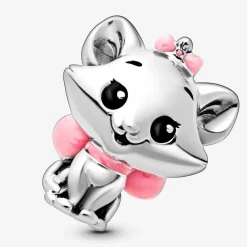 Pandora Charms<Charm Les Aristochats Marie Disney x - Argent