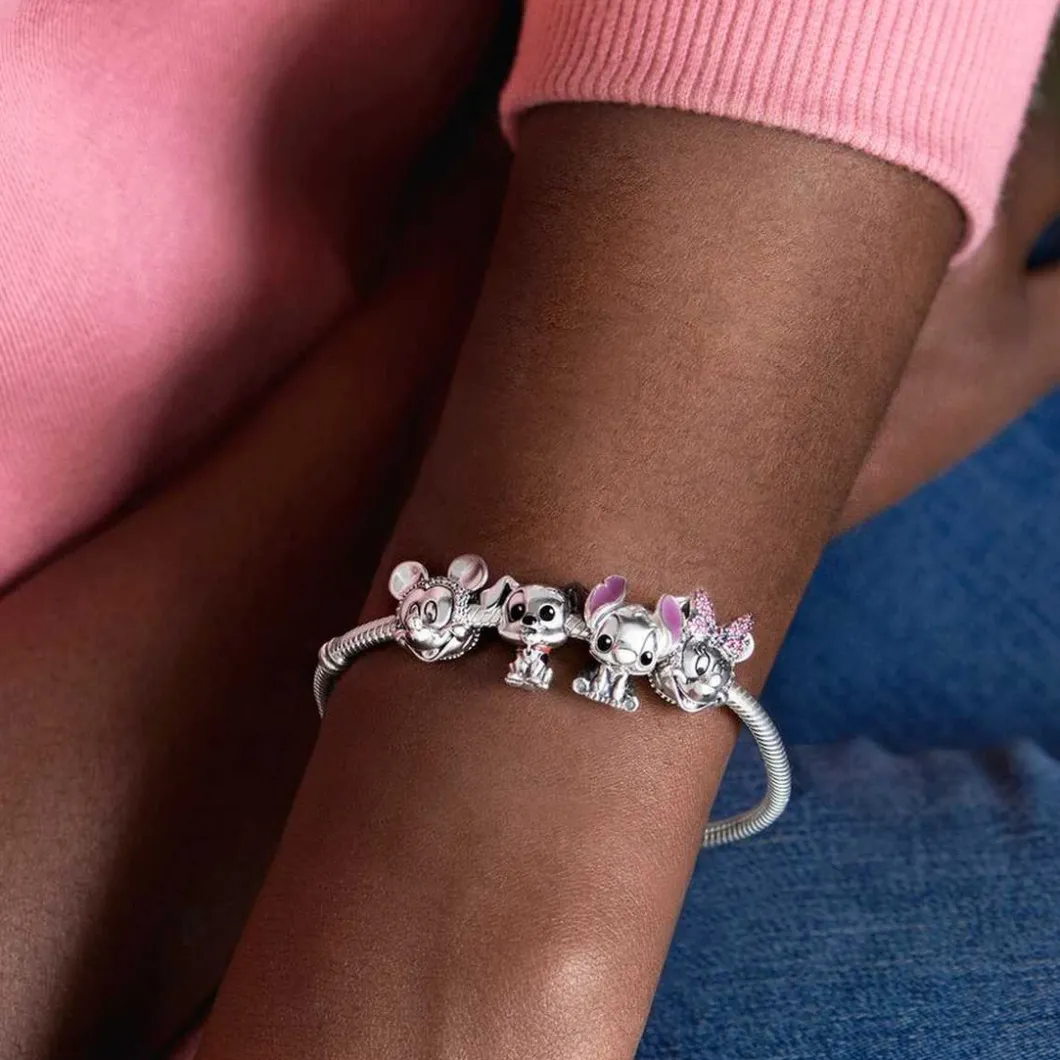 Pandora Charms<Charm Lilo & Stitch Disney x - Argent