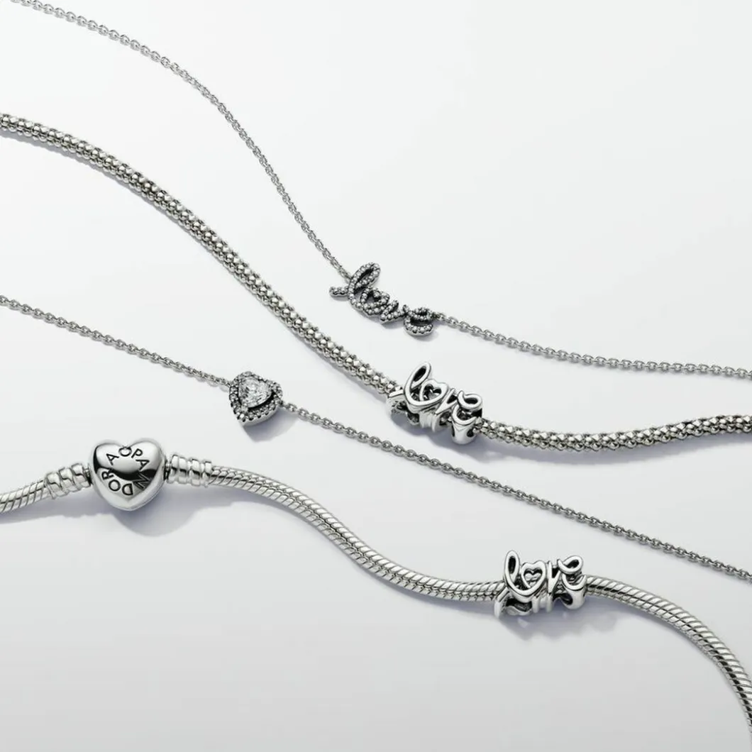 Pandora Charms<Charm Love en Lettres Cursives