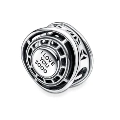 Pandora Charms<Charm Marvel x Reacteur arc bleu de Iron Man The Avengers - Argent 925/1000ᵉ